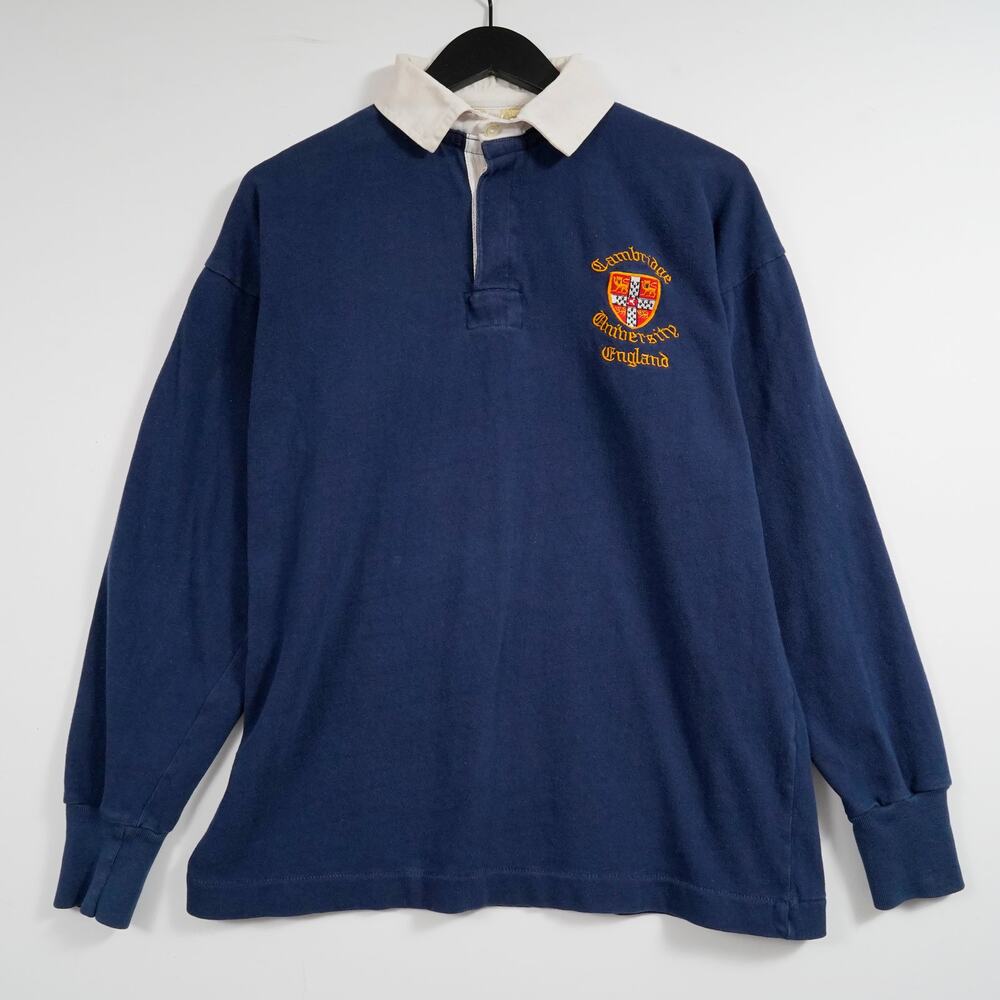 Vintage Halbro Cambridge University Rugby Shirt England Made Mens M
